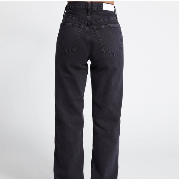 Re/done 90’s High Rise Loose In Black - Picture 2 of 11